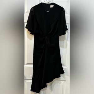 NWT KEEPSAKE the Label No Love Black Knotted Mini Dress Size M Sexy Feminine